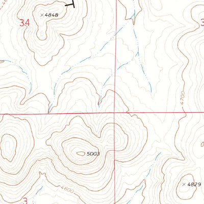 United States Geological Survey Good Sight Peak, NM (1972, 24000-Scale) digital map