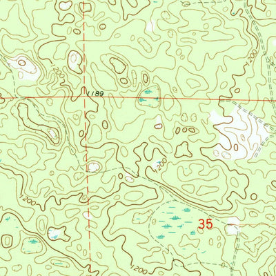 United States Geological Survey Goodar, MI (1972, 24000-Scale) digital map