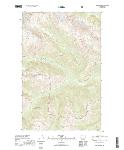 United States Geological Survey Goode Mountain, WA (2020, 24000-Scale) digital map