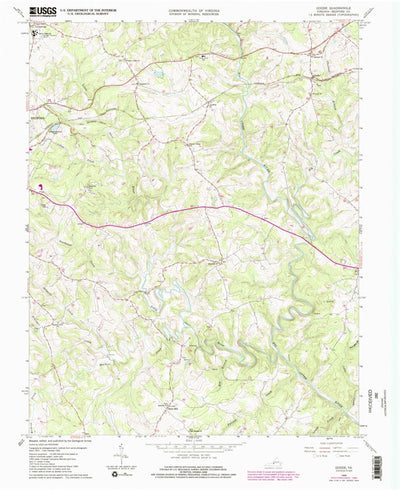 United States Geological Survey Goode, VA (1965, 24000-Scale) digital map