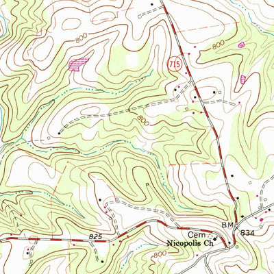 United States Geological Survey Goode, VA (1965, 24000-Scale) digital map