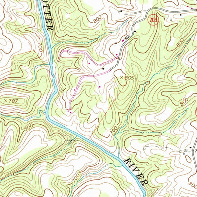 United States Geological Survey Goode, VA (1965, 24000-Scale) digital map