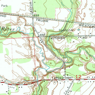 United States Geological Survey Goodells, MI (1968, 24000-Scale) digital map