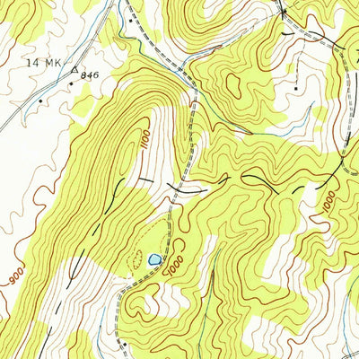 United States Geological Survey Goodfield, TN (1942, 24000-Scale) digital map