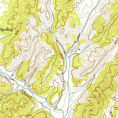 United States Geological Survey Goodfield, TN (1942, 24000-Scale) digital map