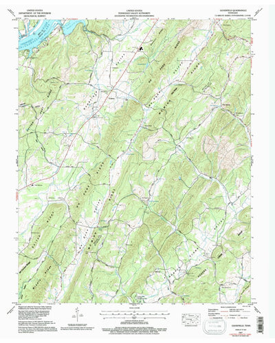 United States Geological Survey Goodfield, TN (1967, 24000-Scale) digital map