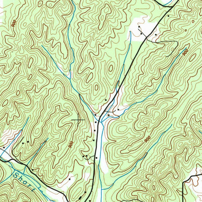 United States Geological Survey Goodfield, TN (1967, 24000-Scale) digital map