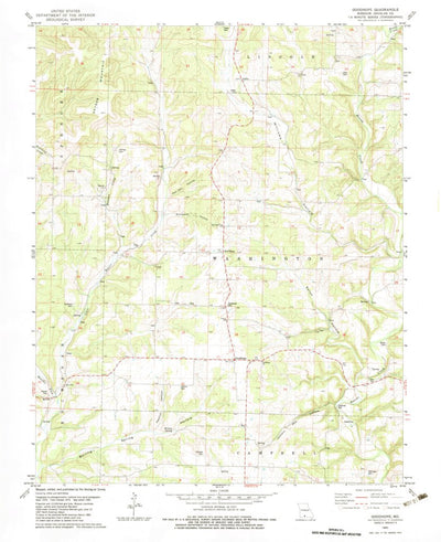United States Geological Survey Goodhope, MO (1982, 24000-Scale) digital map