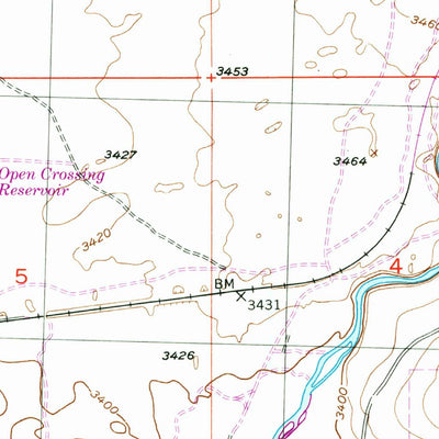United States Geological Survey Gooding Butte, ID (1950, 24000-Scale) digital map