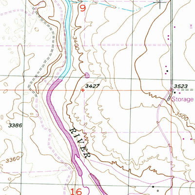 United States Geological Survey Gooding Butte, ID (1950, 24000-Scale) digital map