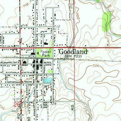 United States Geological Survey Goodland, IN (1962, 24000-Scale) digital map