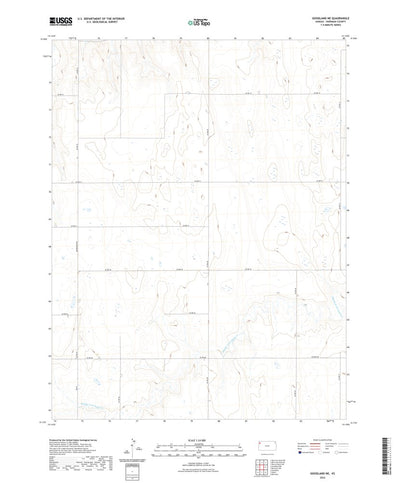 United States Geological Survey Goodland NE, KS (2022, 24000-Scale) digital map