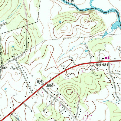 United States Geological Survey Goodlettsville, TN (1968, 24000-Scale) digital map