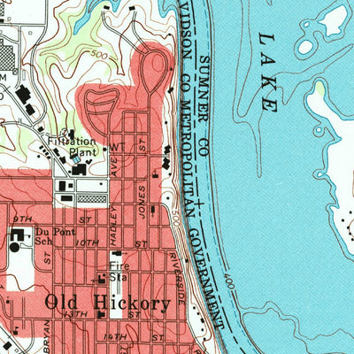 United States Geological Survey Goodlettsville, TN (1968, 24000-Scale) digital map