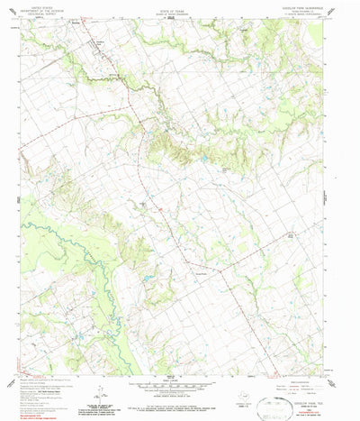United States Geological Survey Goodlow Park, TX (1960, 24000-Scale) digital map