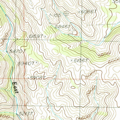 United States Geological Survey Goodman Flat, ID (1986, 24000-Scale) digital map