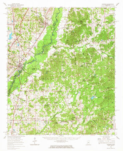 United States Geological Survey Goodman, MS (1966, 62500-Scale) digital map