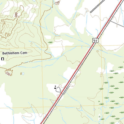 United States Geological Survey Goodman, MS (2020, 24000-Scale) digital map