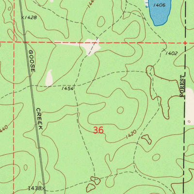 United States Geological Survey Goodman SW, WI (1972, 24000-Scale) digital map