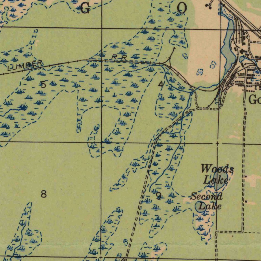 Goodman, WI (1946, 48000-Scale) Map by United States Geological Survey ...