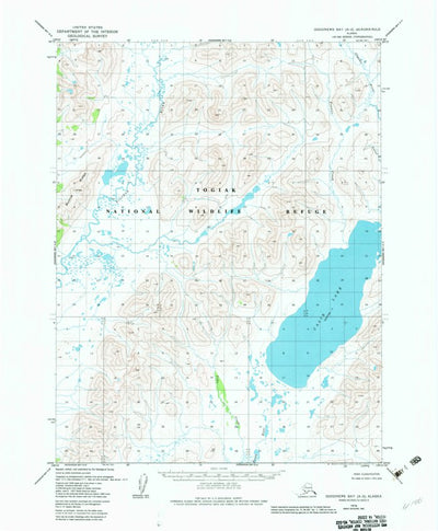 United States Geological Survey Goodnews Bay A-2, AK (1979, 63360-Scale) digital map