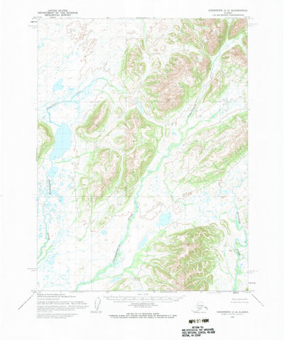 United States Geological Survey Goodnews Bay A-3, AK (1954, 63360-Scale) digital map