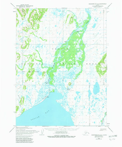 United States Geological Survey Goodnews Bay A-4, AK (1954, 63360-Scale) digital map