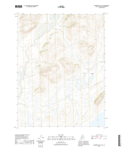 United States Geological Survey Goodnews Bay A-5 SE, AK (2020, 25000-Scale) digital map