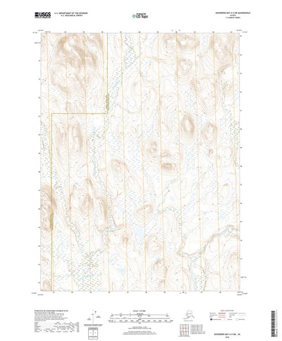 United States Geological Survey Goodnews Bay A-5 SW, AK (2020, 25000-Scale) digital map