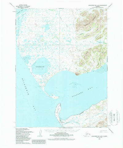 United States Geological Survey Goodnews Bay A-8, AK (1954, 63360-Scale) digital map