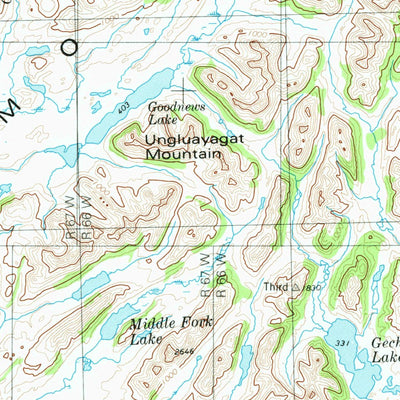 United States Geological Survey Goodnews Bay, AK (1979, 250000-Scale) digital map