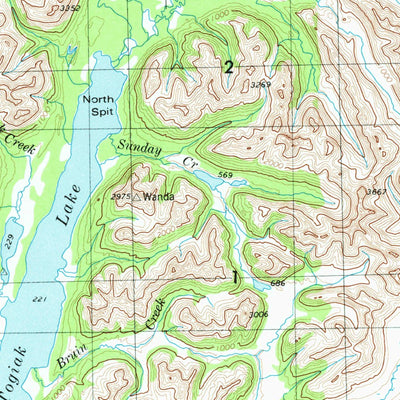 United States Geological Survey Goodnews Bay, AK (1979, 250000-Scale) digital map