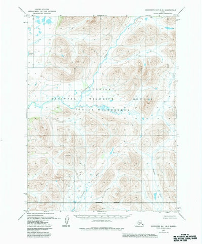 United States Geological Survey Goodnews Bay B-2, AK (1979, 63360-Scale) digital map