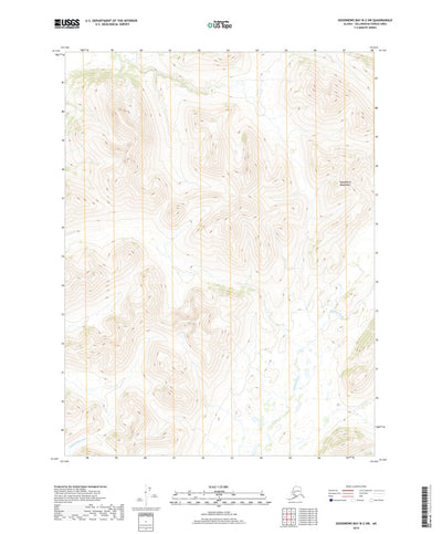 United States Geological Survey Goodnews Bay B-2 SW, AK (2019, 25000-Scale) digital map