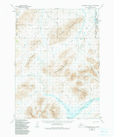 United States Geological Survey Goodnews Bay B-7, AK (1954, 63360-Scale) digital map