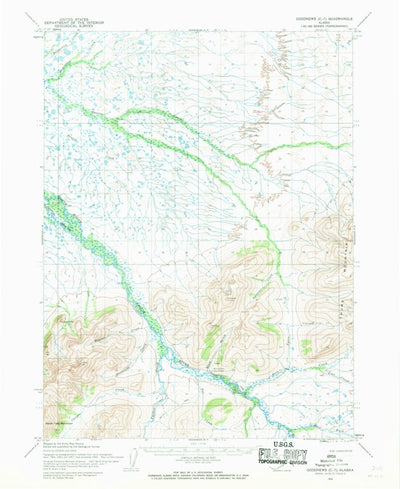 United States Geological Survey Goodnews Bay C-7, AK (1954, 63360-Scale) digital map