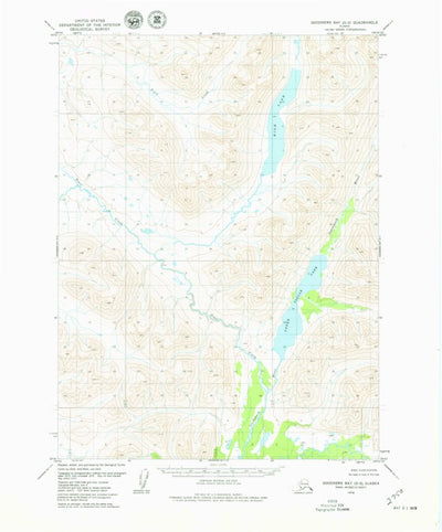 United States Geological Survey Goodnews Bay D-2, AK (1979, 63360-Scale) digital map