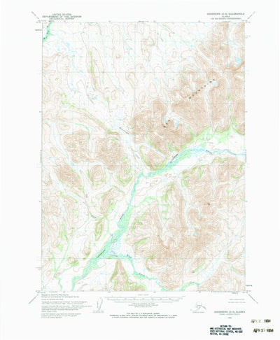 United States Geological Survey Goodnews Bay D-5, AK (1954, 63360-Scale) digital map