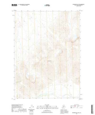United States Geological Survey Goodnews Bay D-5 NE, AK (2020, 25000-Scale) digital map