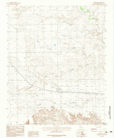 United States Geological Survey Goodnight, TX (1983, 24000-Scale) digital map
