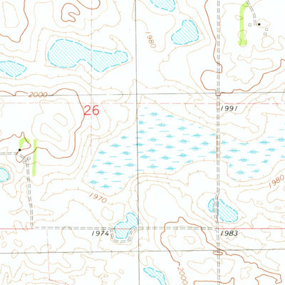 United States Geological Survey Goodrich East, ND (1978, 24000-Scale) digital map