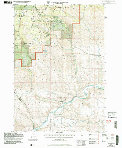 United States Geological Survey Goodrich, ID (2004, 24000-Scale) digital map