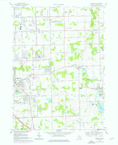 United States Geological Survey Goodrich, MI (1969, 24000-Scale) digital map