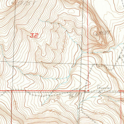 United States Geological Survey Goodrich Well, OR (1984, 24000-Scale) digital map