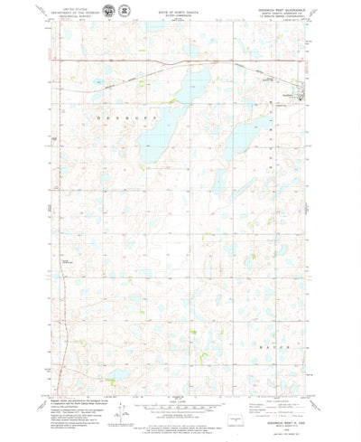 United States Geological Survey Goodrich West, ND (1978, 24000-Scale) digital map