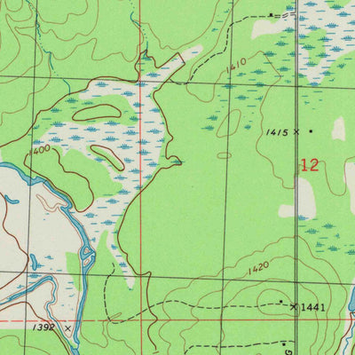 United States Geological Survey Goodrich, WI (1980, 24000-Scale) digital map