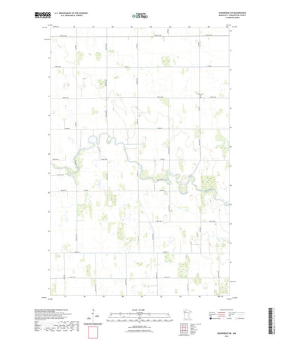 United States Geological Survey Goodridge SW, MN (2022, 24000-Scale) digital map