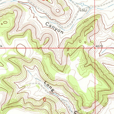 United States Geological Survey Goodson School, NM-OK-CO (1972, 24000-Scale) digital map