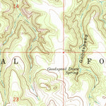 United States Geological Survey Goodspeed Butte, MT (1966, 24000-Scale) digital map