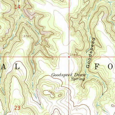 United States Geological Survey Goodspeed Butte, MT (1966, 24000-Scale) digital map